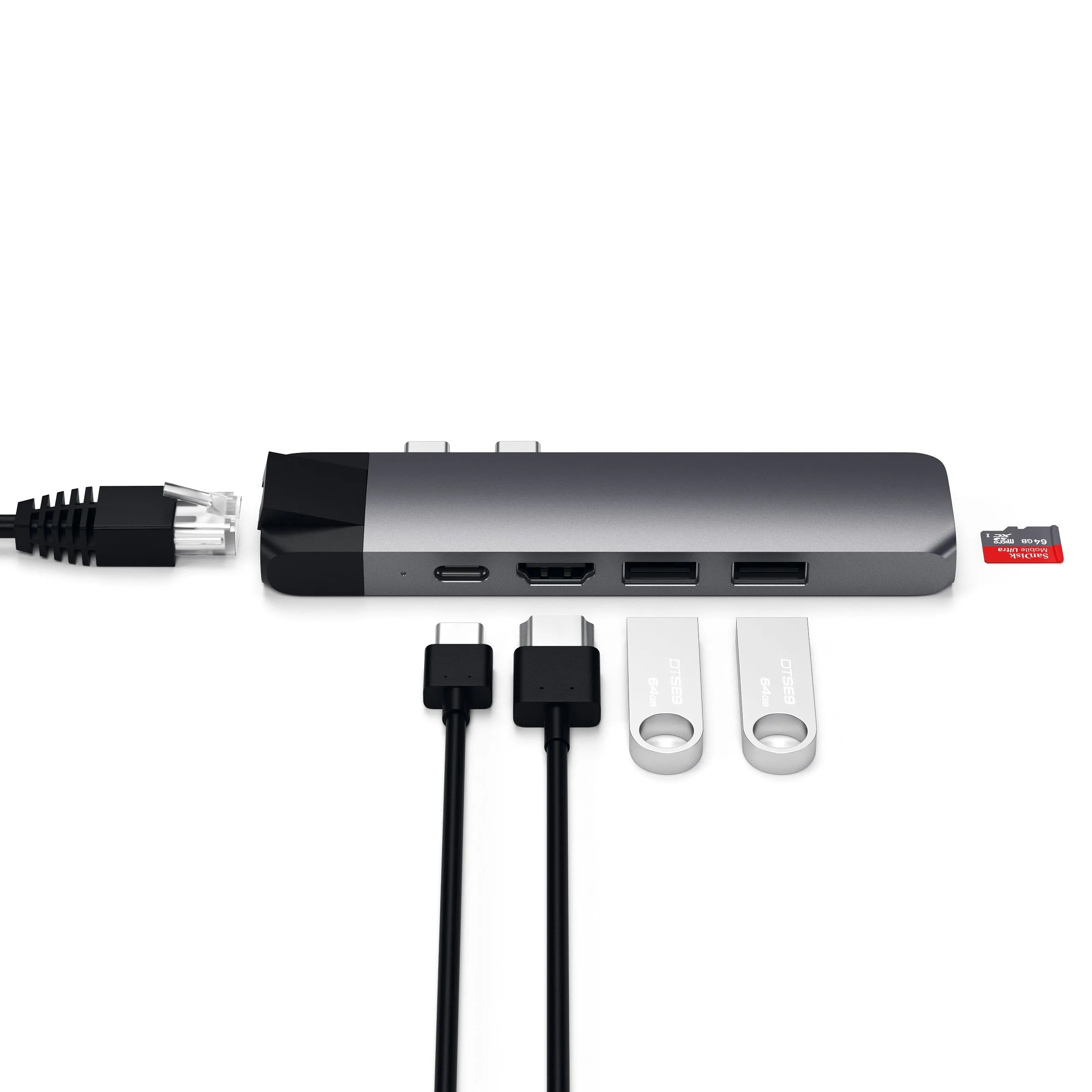Type-C Pro Hub Adapter with Ethernet