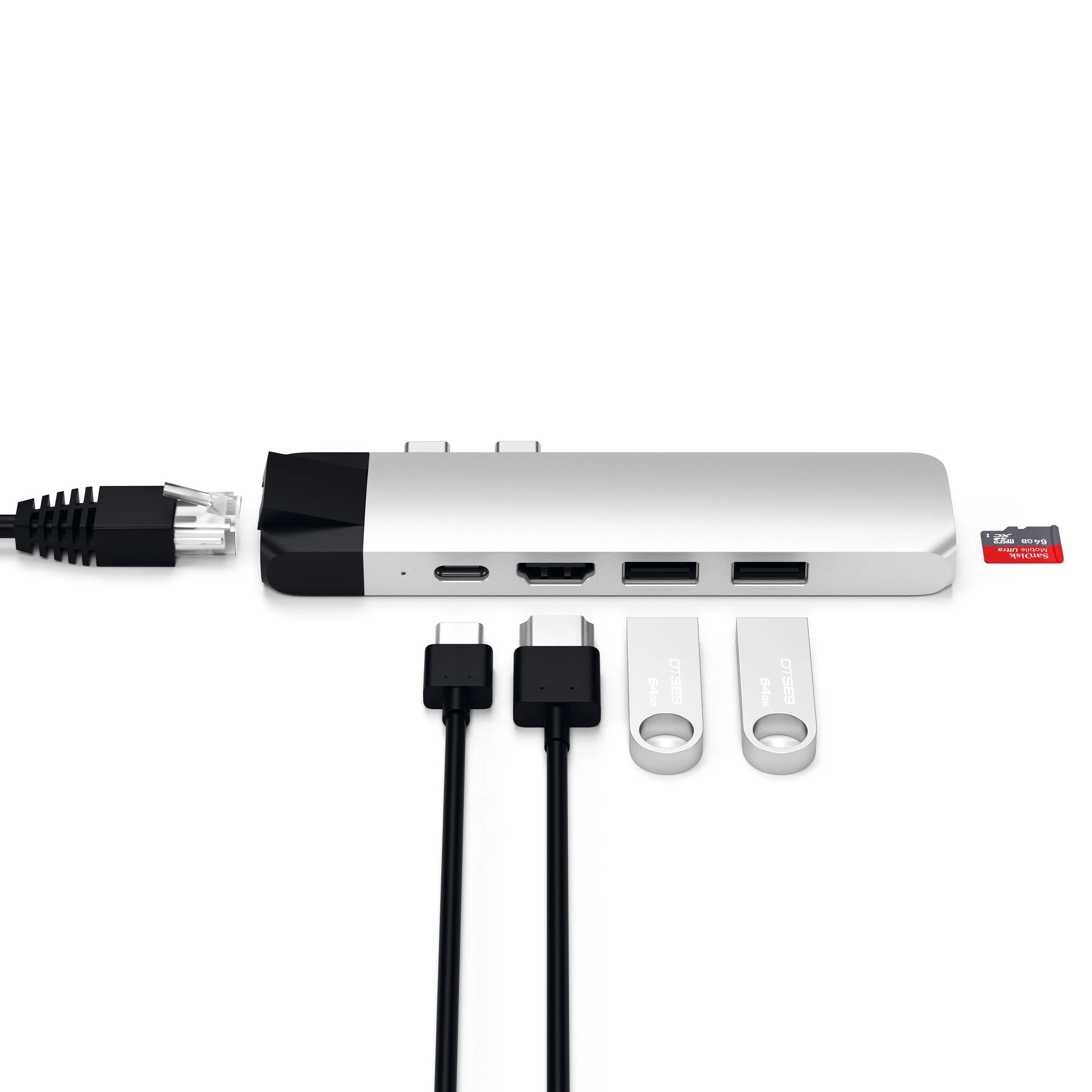 Type-C Pro Hub Adapter with Ethernet