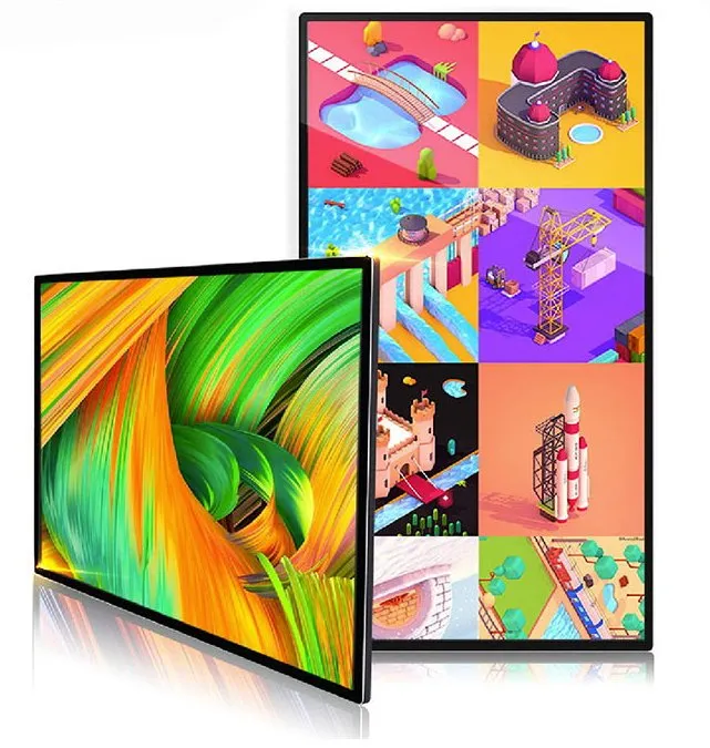 Ultra-thin Digital Signage 21.5 32 43 49 55 inch indoor Touch Screen android rich interface wall mounted touch screen lcd advertising player digital display