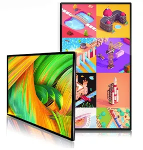 Ultra-thin Digital Signage 21.5 32 43 49 55 inch indoor Touch Screen android rich interface wall mounted touch screen lcd advertising player digital display