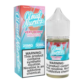 Very Berry Hibiscus Iced by Cloud Nurdz TFN Salt 30mL