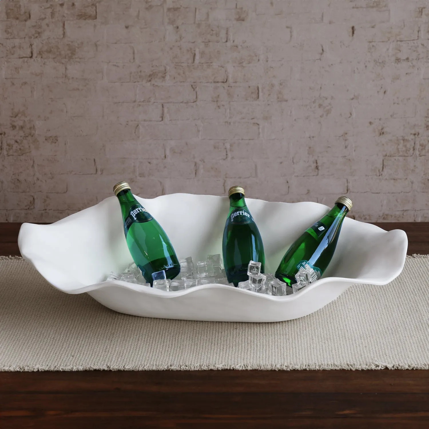 VIDA Nube Extra Large Oval Centerpiece (White)