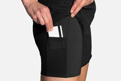 W Brooks Chaser 5" 2 in 1 Short