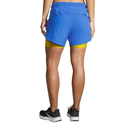 W Brooks Chaser 5" 2 in 1 Short