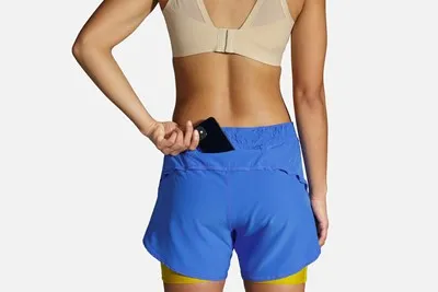 W Brooks Chaser 5" 2 in 1 Short
