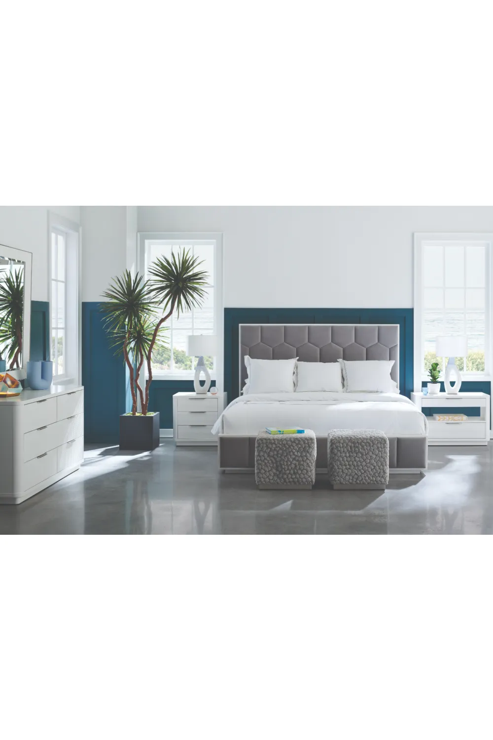 White Bedside Table | Caracole In Touch
