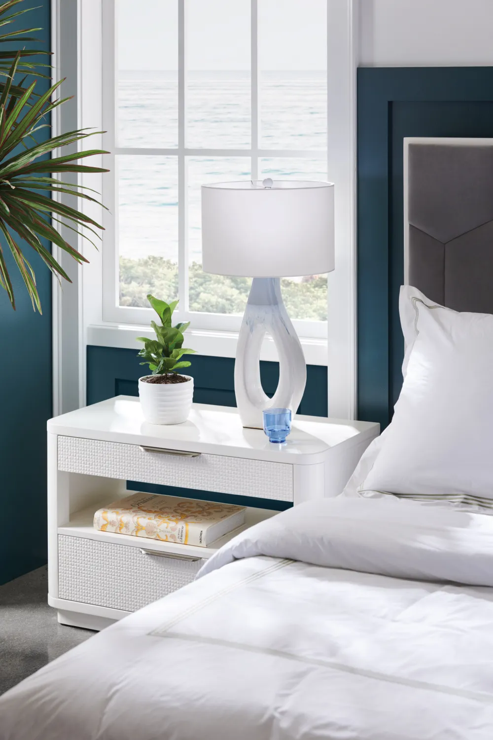 White Bedside Table | Caracole In Touch