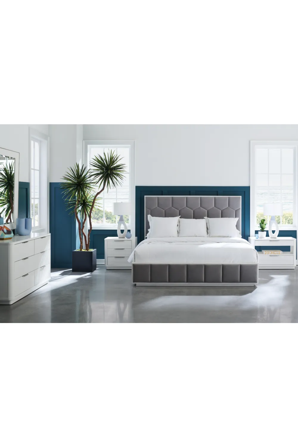White Birch Nightstand | Caracole Touch Base