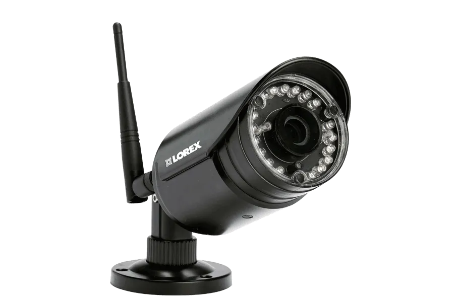 Wireless camera system with 4 weatherproof cameras and 16 channel DVR
