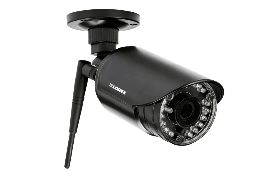 Wireless camera system with 4 weatherproof cameras and 16 channel DVR