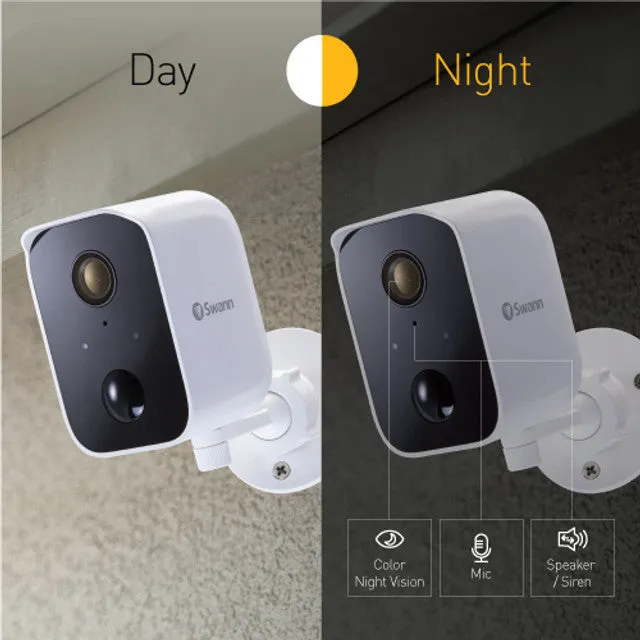 Wireless "Core" Battery Camera plus add-on Solar Panel