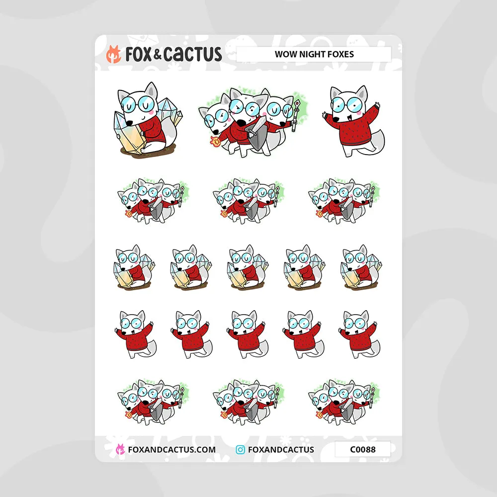 WoW Night Fox Stickers