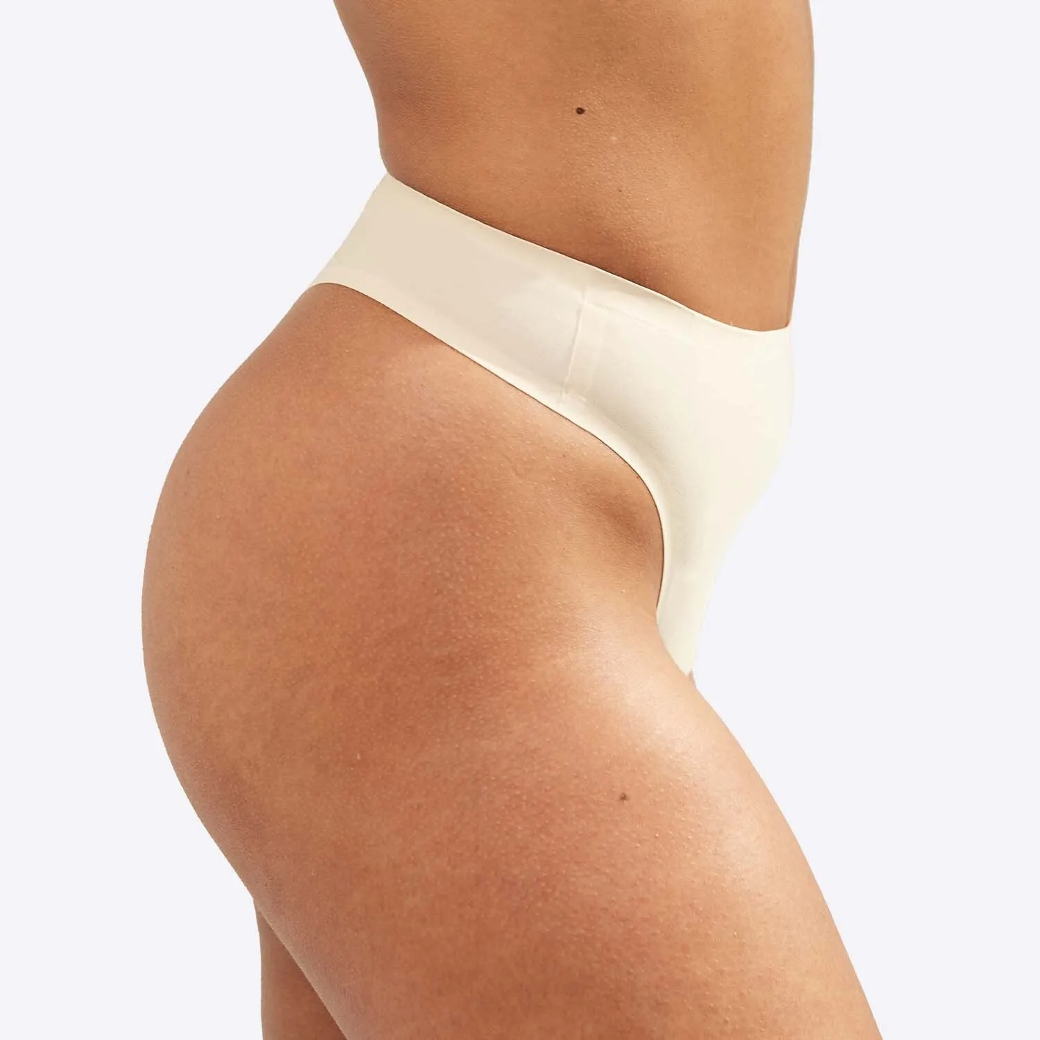 WUKA Stretch Thong - Light Nude