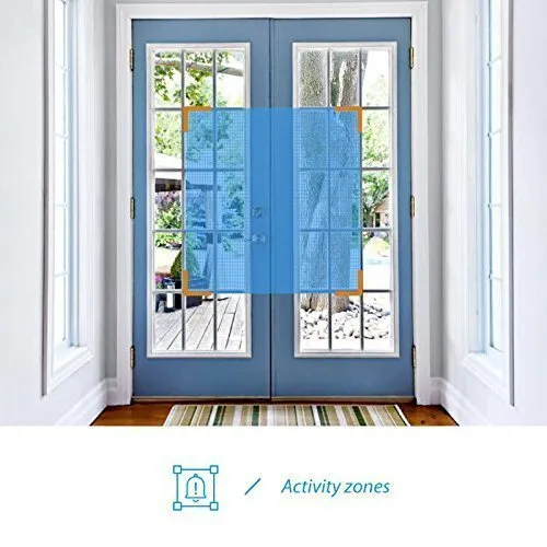 YI Home Camera 2, 1080p Full HD Wireless IP Security Surveillance System with Activity Zone, Human Detection for Indoor, Store, Baby, Pet Monitor with iOS, Android App - Cloud Service